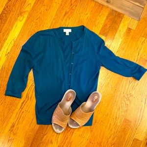 3 for $15 Special: Loft Dark Teal Cardigan